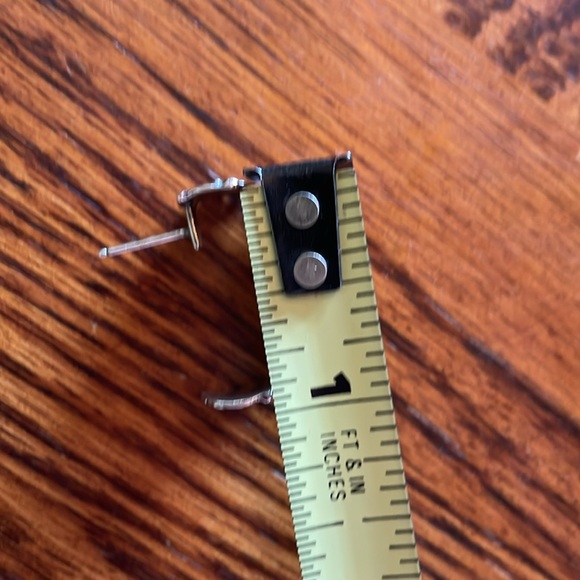 sterling silver half hoop post earrings (backs not included). 7 grams. Feminine - Picture 8 of 9